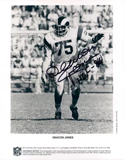 Deacon Jones autograph
