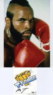 Mr. T autograph