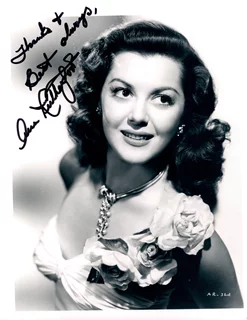 Ann Rutherford autograph