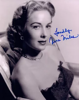Vera Miles autograph