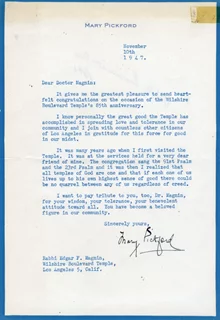 Mary Pickford autograph