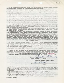 Cesar Romero autograph