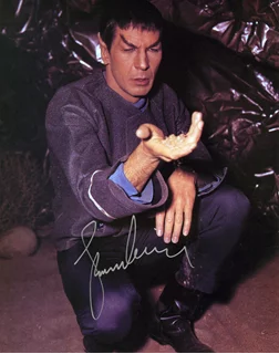 Leonard Nimoy autograph