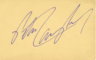 Peter Lawford autograph