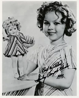 Shirley Temple autograph