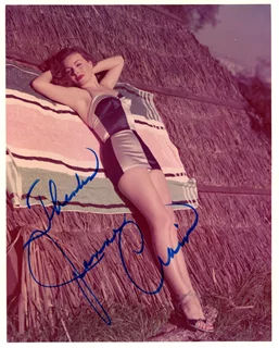 Jeanne Crain autograph