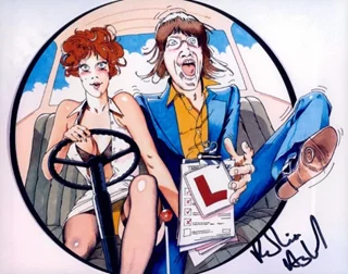 Robin Askwith autograph