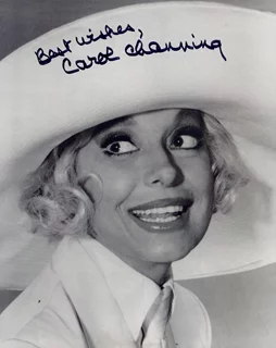 Carol Channing autograph