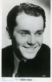 Henry Fonda autograph