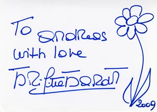 Brigitte Bardot autograph