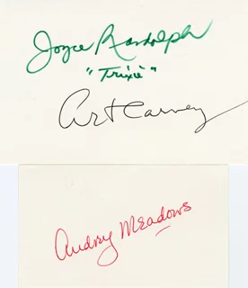 The Honeymooners autograph