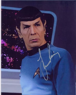 Leonard Nimoy autograph