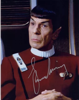 Leonard Nimoy autograph