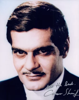 Omar Sharif autograph
