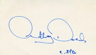 Anthony Daniels autograph