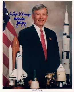 John Young autograph