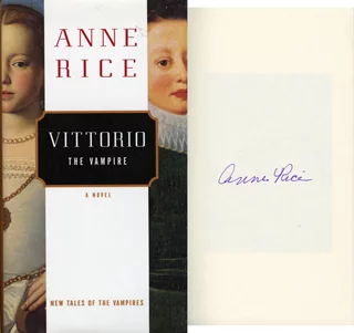 Anne Rice autograph