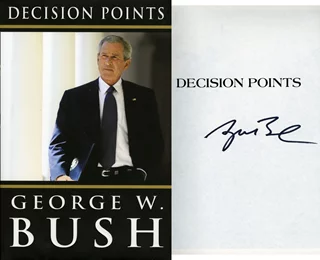 George Bush autograph