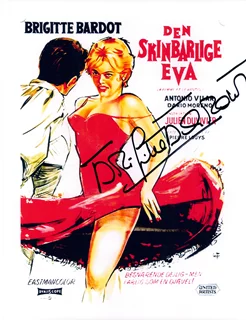 Brigitte Bardot autograph