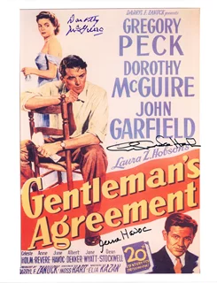 Gentleman's Agreement autograph