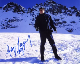 George Lazenby autograph