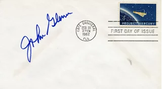 John Glenn autograph
