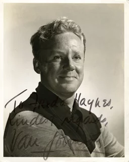 Van Johnson autograph