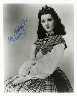 Ann Rutherford autograph