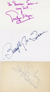 Gone With The Wind autograph
