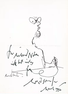 Ronald Searle autograph