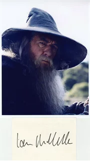 Ian McKellan autograph