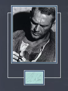 Steve McQueen autograph