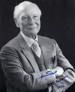 John Gielgud autograph