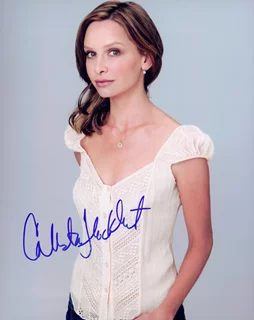 Calista Flockhart autograph