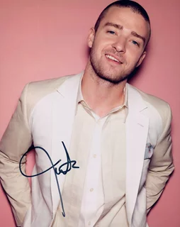Justin Timberlake autograph