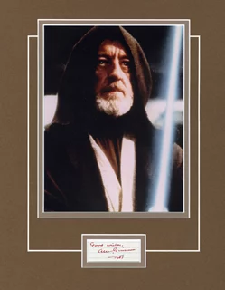 Alec Guinness autograph