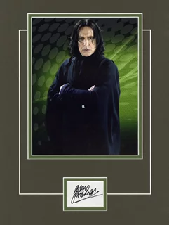 Alan Rickman autograph