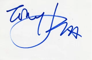 Tony Scott autograph