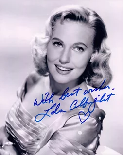 Lola Albright autograph