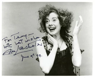 Elsa Lanchester autograph
