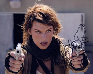 Milla Jovovich autograph