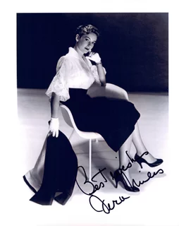 Vera Miles autograph