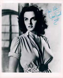 Jane Russell autograph
