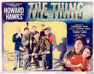 Kenneth Tobey autograph