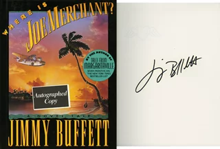 Jimmy Buffett autograph