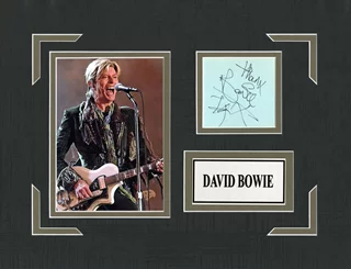 David Bowie autograph