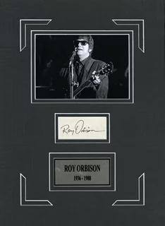 Roy Orbison autograph