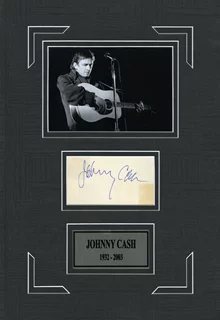 Johnny Cash autograph
