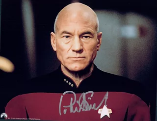 Patrick Stewart autograph