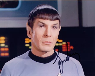 Leonard Nimoy autograph